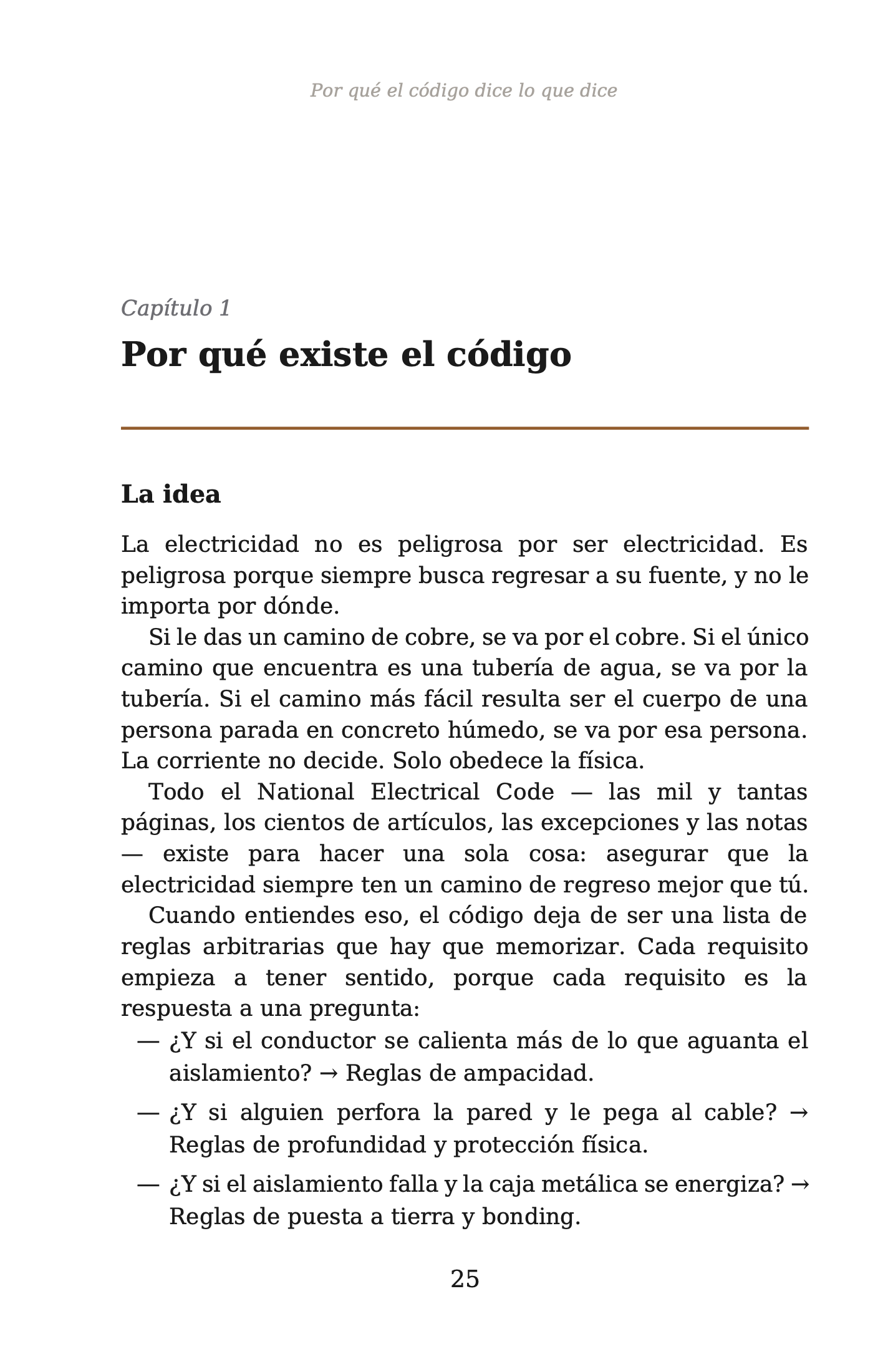 Interior page of the book: Chapter opening